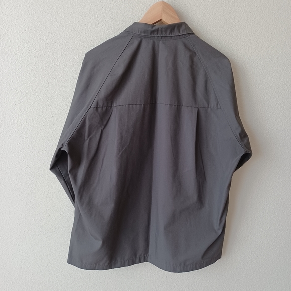 Mr. California Mens Zippered Lightweight Jacket Size Large Dk. Gray - Picture 8 of 12